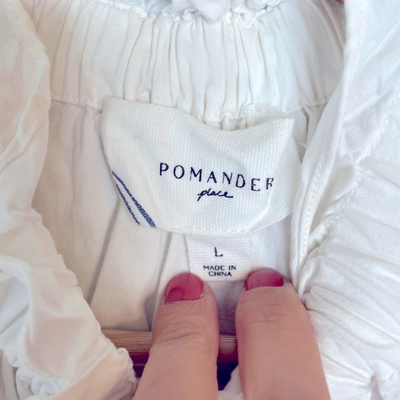 POMANDER PLACE by Tuckernuck White Rae Blouse - Picture 13 of 14